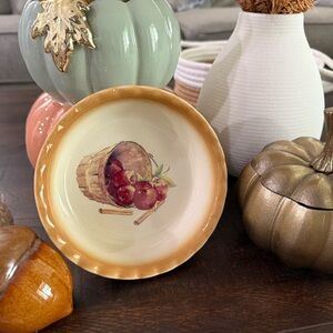Vintage Nantucket Autumn Apple Orchard & Cinnamon‎ Dish